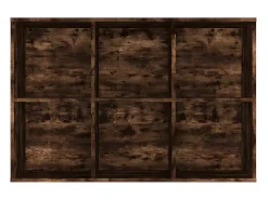 Estantería/Aparador contrachapada roble ahumado 66x30x98 cm