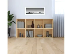 Estantería/Aparador madera contrachapada roble 66x30x97,8 cm