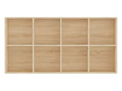 Estantería/Aparador madera contrachapada roble 66x30x97,8 cm