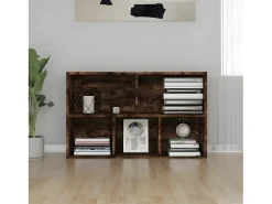 Estantería/Aparador madera contrachapada roble humo 50x25x80 cm