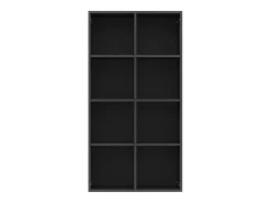 Estantería/Aparador madera contrachapada negro 66x30x130 cm