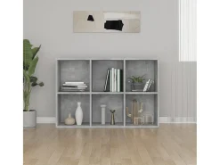 Estantería/Aparador madera ingeniería gris hormigón 66x30x98 cm