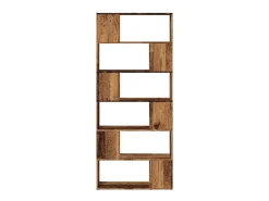Estantería/divisor de espacios madera envejecida 80x24x186 cm
