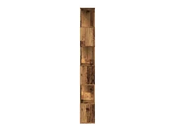 Estantería/divisor de espacios madera envejecida 80x24x186 cm