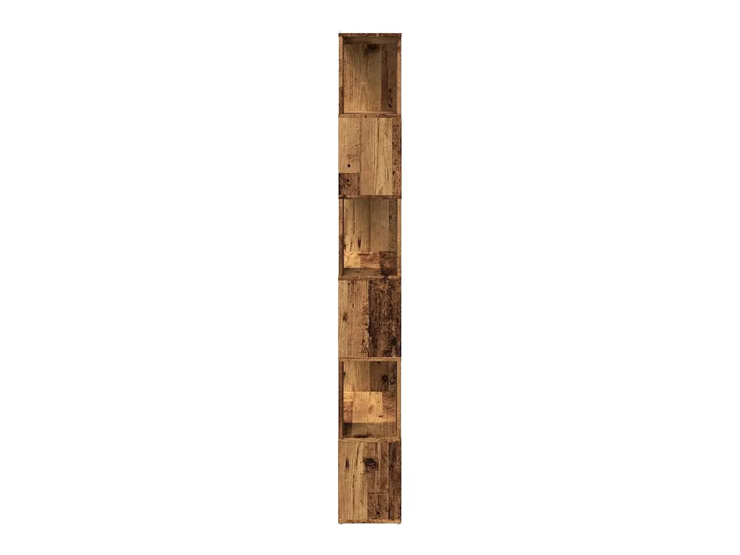 Estantería/divisor de espacios madera envejecida 80x24x186 cm
