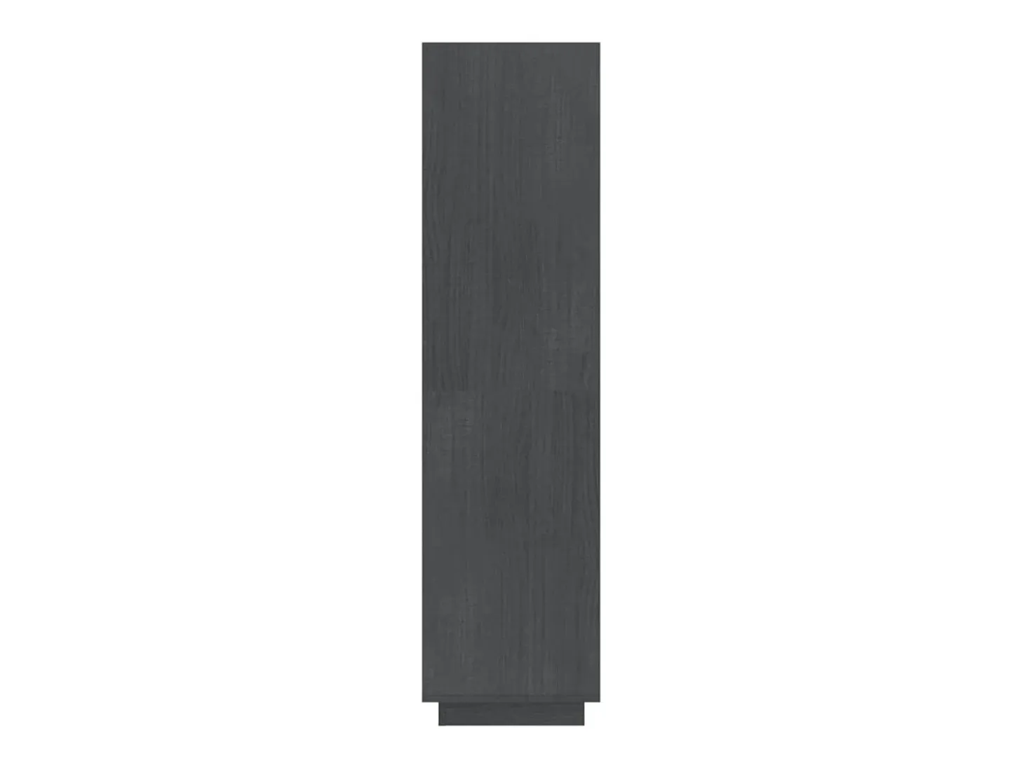 Estantería/divisor de espacios madera de pino gris 40x35x135 cm