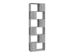 Estantería/divisor de espacios gris Sonoma 60x24x186 cm