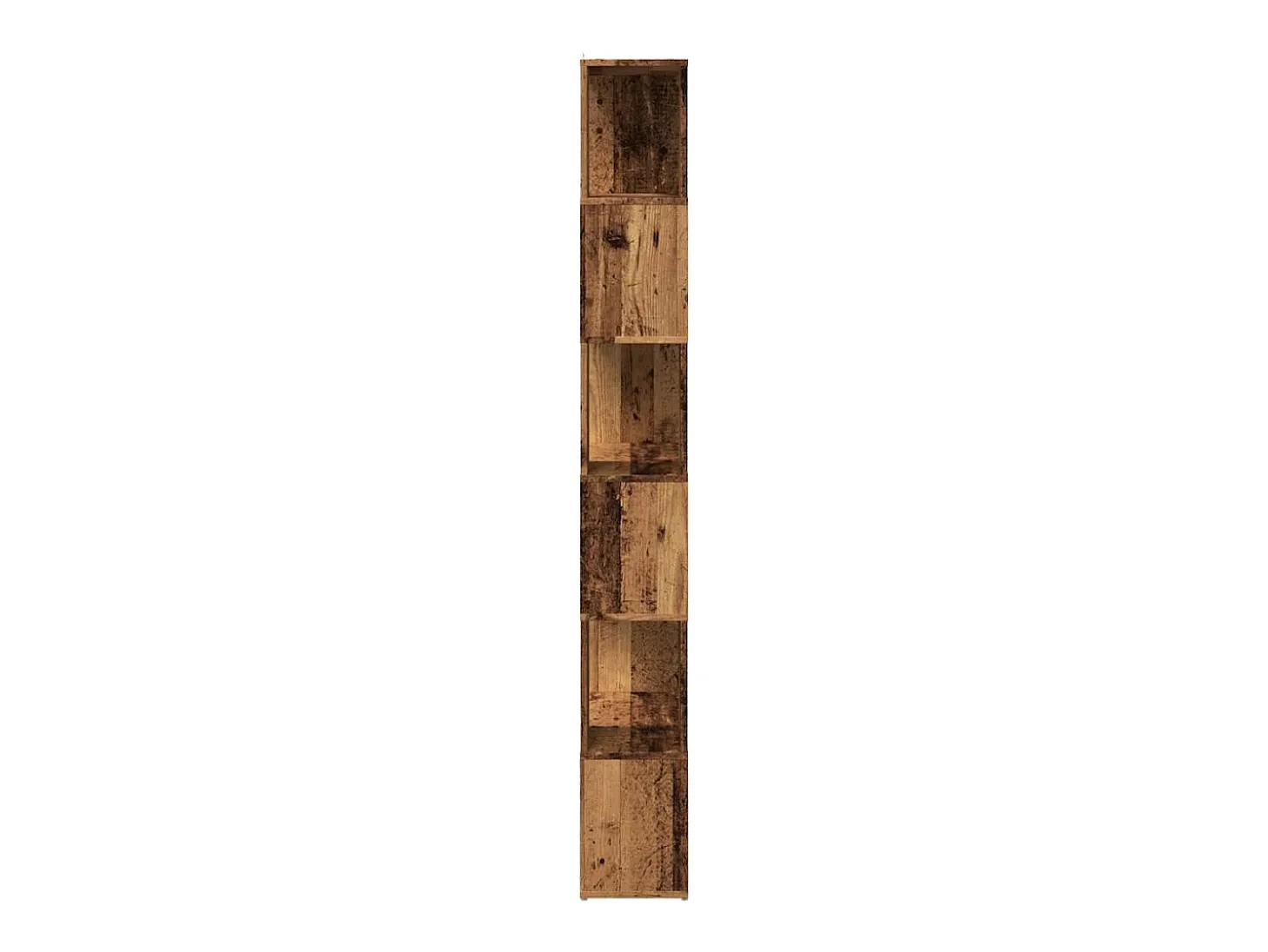Estantería/divisor de espacios madera envejecida 60x24x186 cm