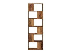 Estantería/divisor de espacios madera envejecida 60x24x186 cm