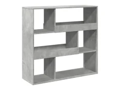 Estantería/divisor de espacios gris hormigón 100x33x94,5 cm
