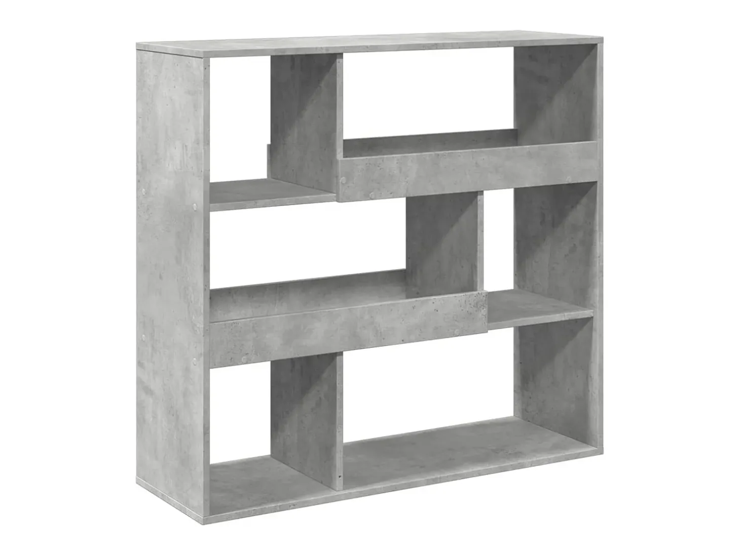 Estantería/divisor de espacios gris hormigón 100x33x94,5 cm