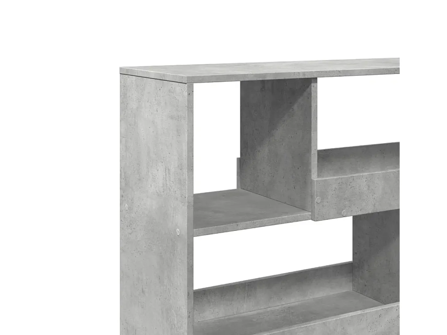 Estantería/divisor de espacios gris hormigón 100x33x94,5 cm