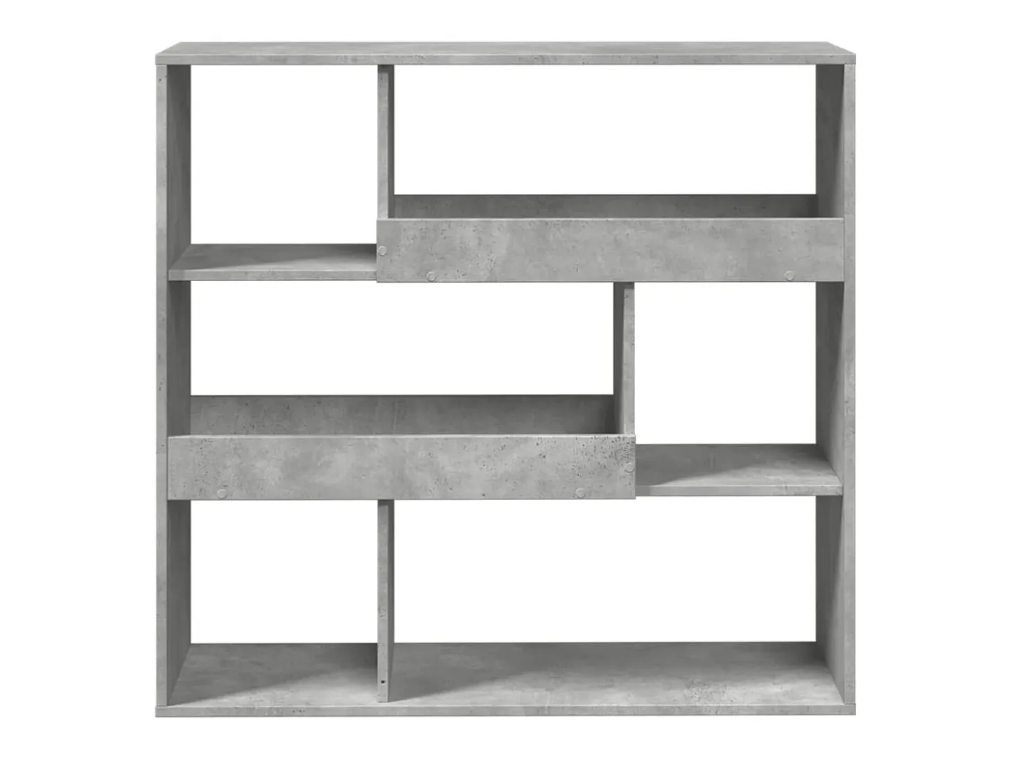 Estantería/divisor de espacios gris hormigón 100x33x94,5 cm