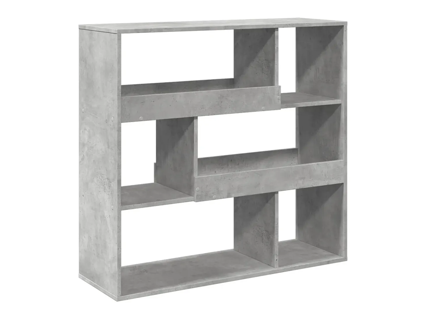Estantería/divisor de espacios gris hormigón 100x33x94,5 cm