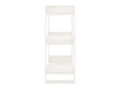 Estantería/divisor de espacios madera pino blanco 60x35x91 cm