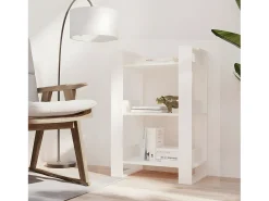 Estantería/divisor de espacios madera pino blanco 60x35x91 cm