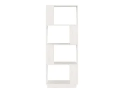 Estantería/divisor de espacios madera pino blanco 51x25x132 cm