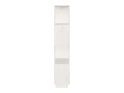 Estantería/divisor de espacios madera pino blanco 51x25x132 cm