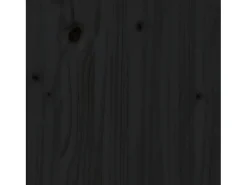 Estantería/divisor de espacios madera pino negro 80x30x167,4 cm