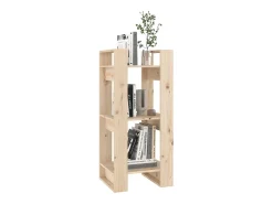 Estantería/divisor de espacios madera maciza pino 41x35x91 cm