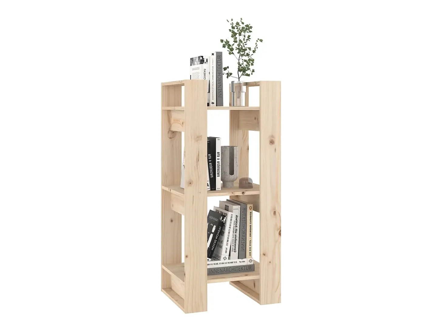 Estantería/divisor de espacios madera maciza pino 41x35x91 cm