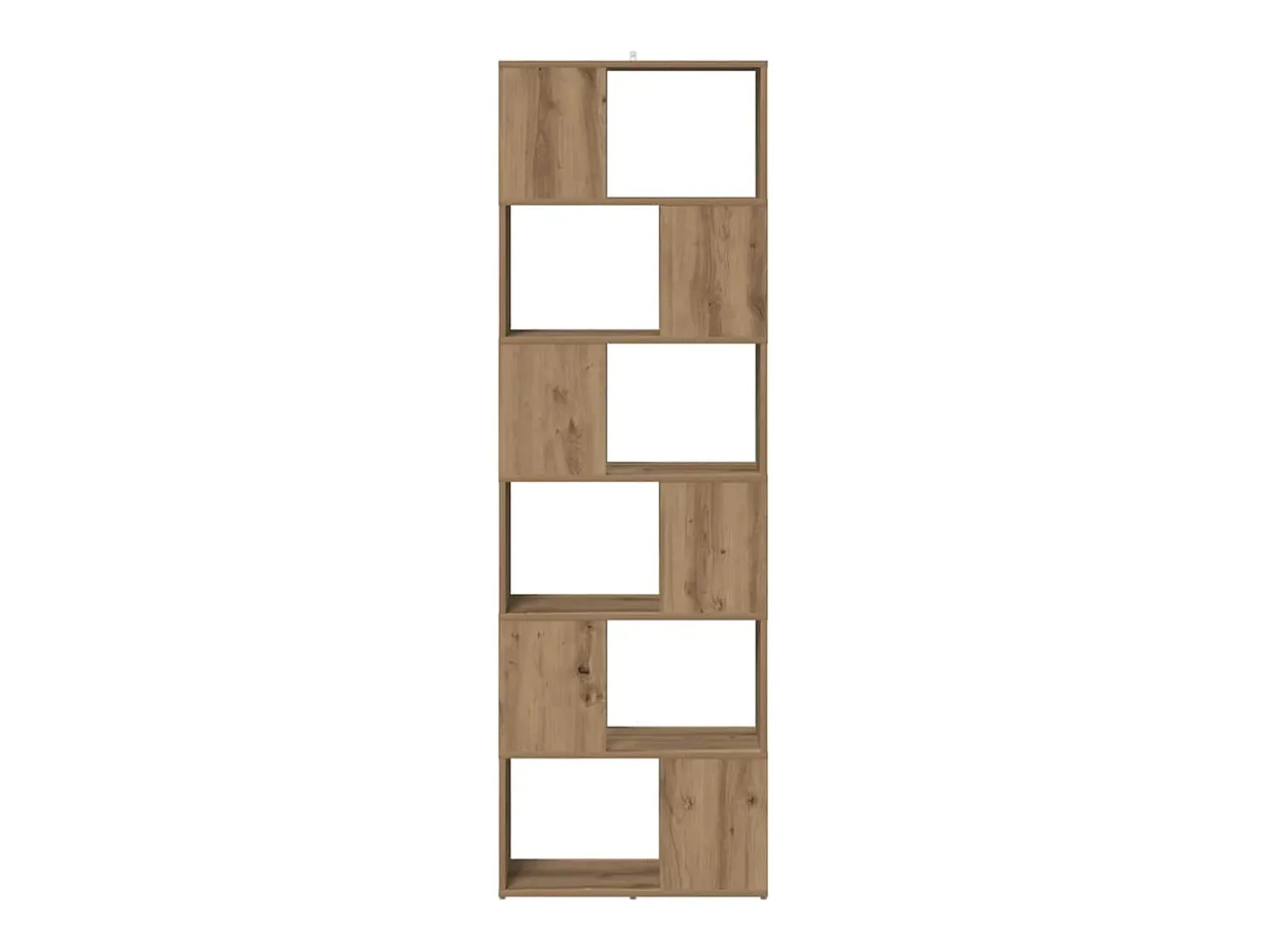 Estantería/divisor de espacios roble artisan 60x24x186 cm