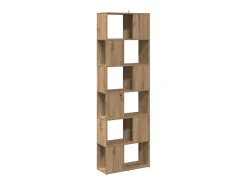 Estantería/divisor de espacios roble artisan 60x24x186 cm