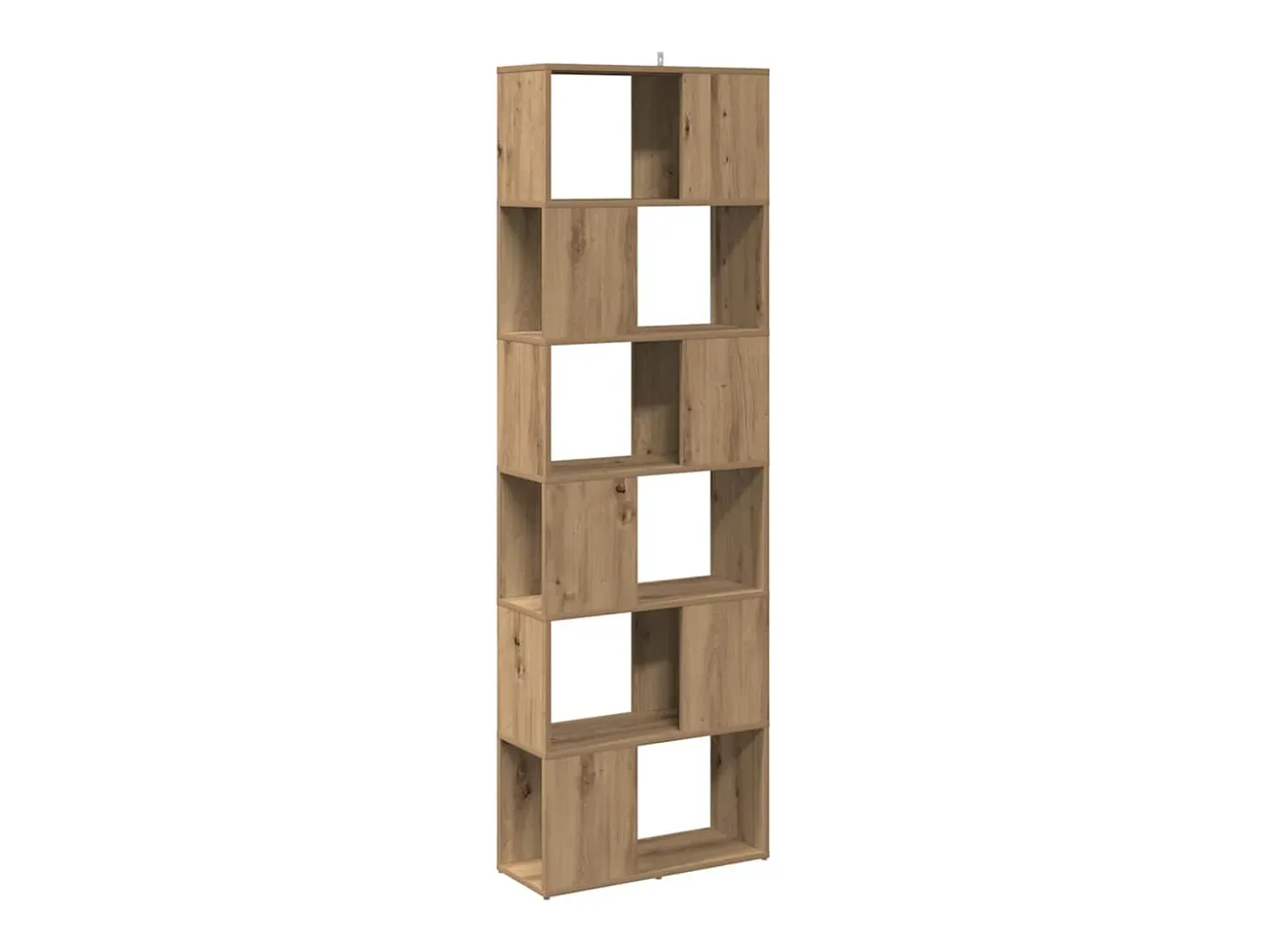 Estantería/divisor de espacios roble artisan 60x24x186 cm