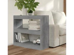 Estantería/divisor de espacios gris Sonoma 80x30x72 cm