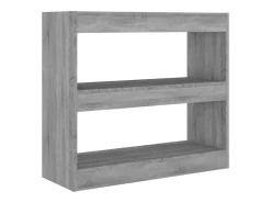 Estantería/divisor de espacios gris Sonoma 80x30x72 cm