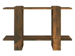 Estantería/divisor de espacios color roble ahumado 80x30x51 cm