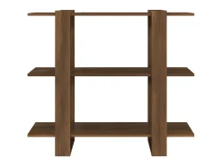 Estantería/divisor de espacios roble marrón 100x30x87 cm