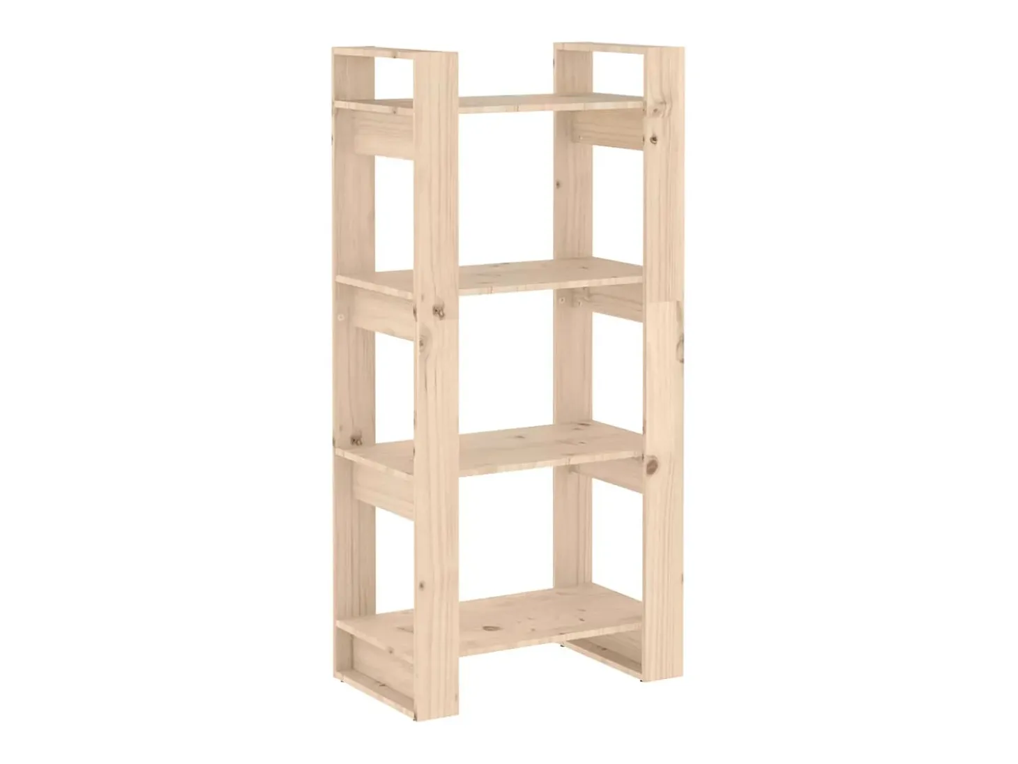 Estantería/divisor de espacios madera maciza 60x35x125 cm