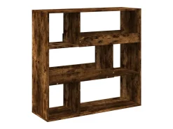 Estantería/divisor de espacios roble ahumado 100x33x94,5 cm