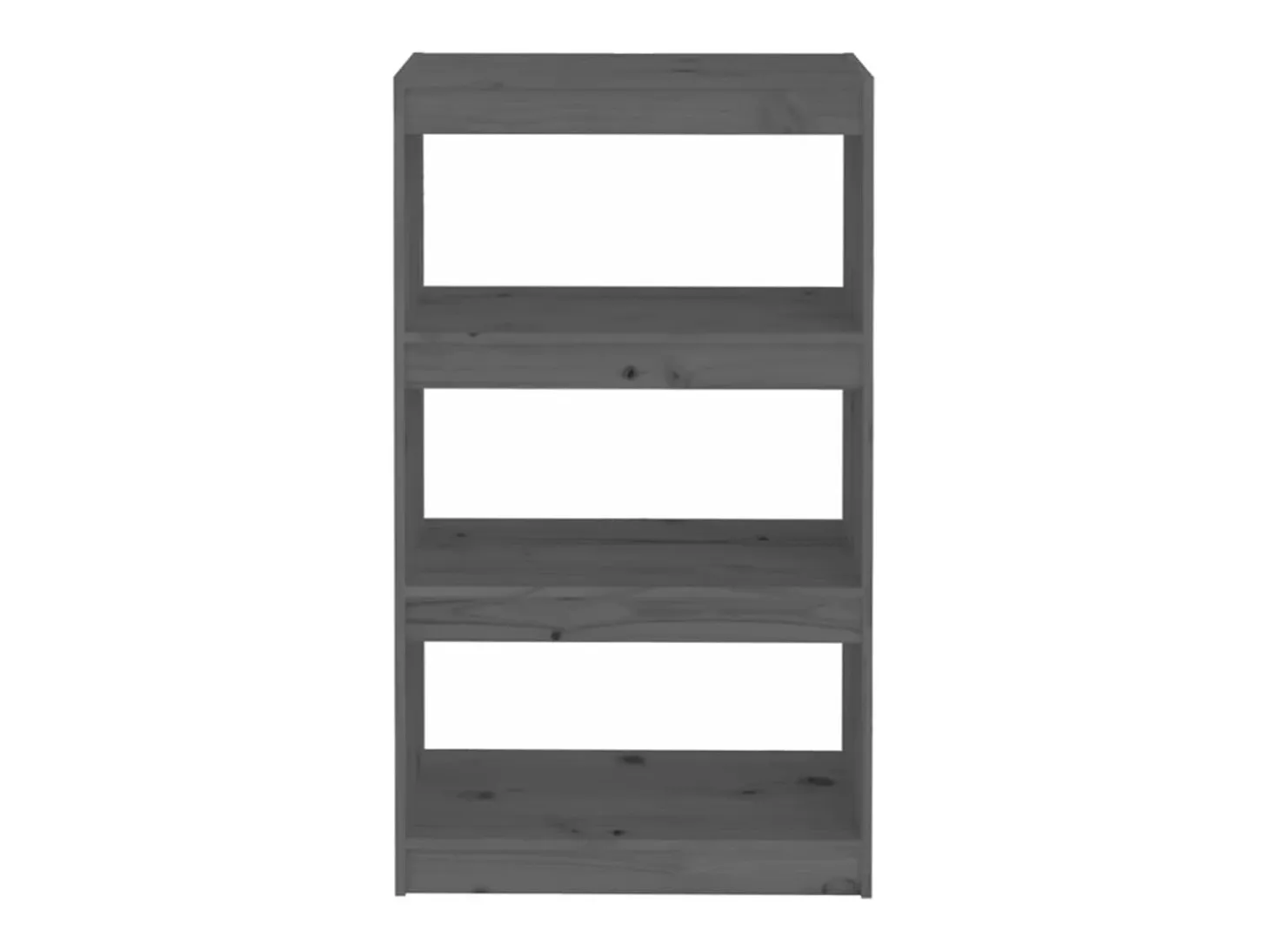 Estantería/divisor de espacios madera pino gris 60x30x103,5cm