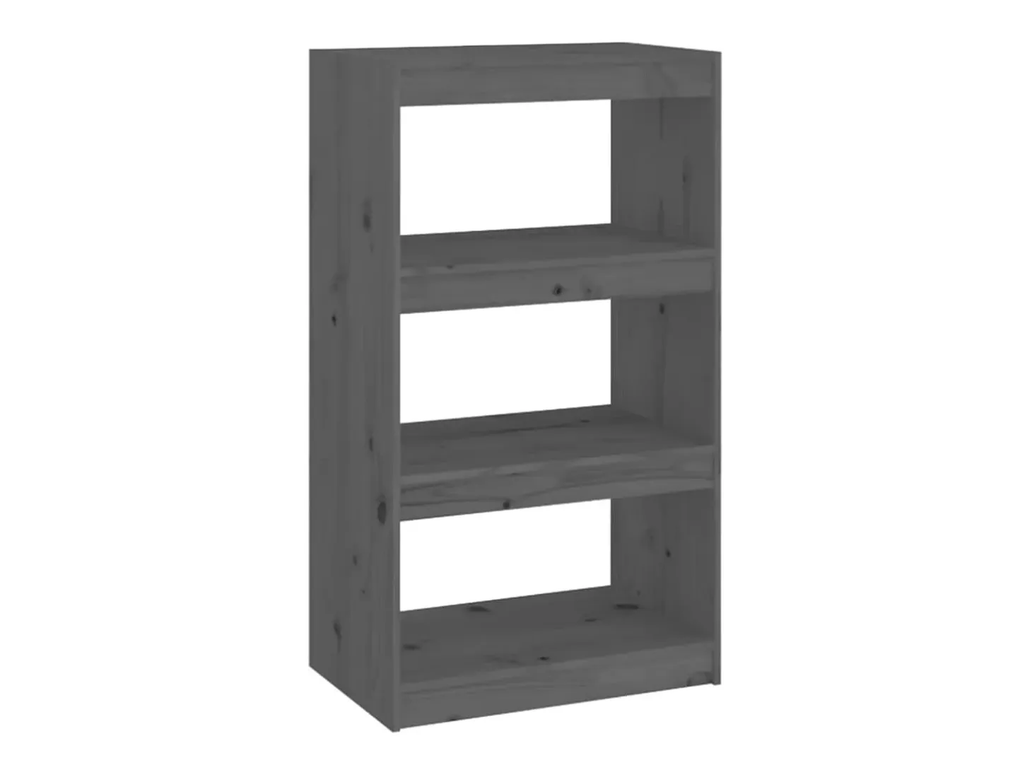 Estantería/divisor de espacios madera pino gris 60x30x103,5cm