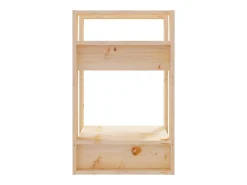 Estantería/divisor de espacios madera maciza pino 41x35x57 cm