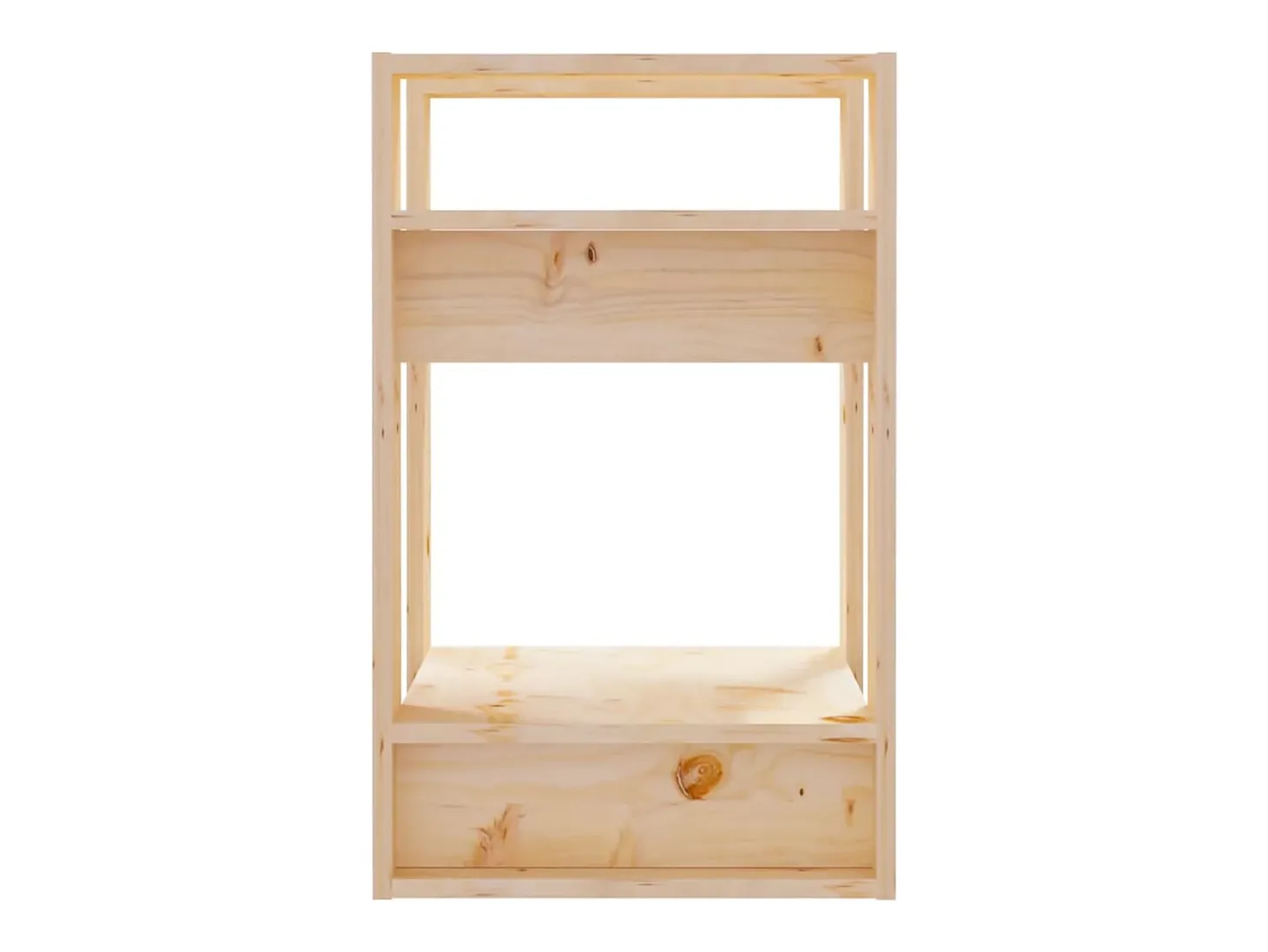 Estantería/divisor de espacios madera maciza pino 41x35x57 cm
