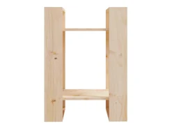Estantería/divisor de espacios madera maciza pino 41x35x57 cm