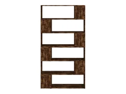 Estantería/divisor de espacios roble ahumado 100x24x188 cm