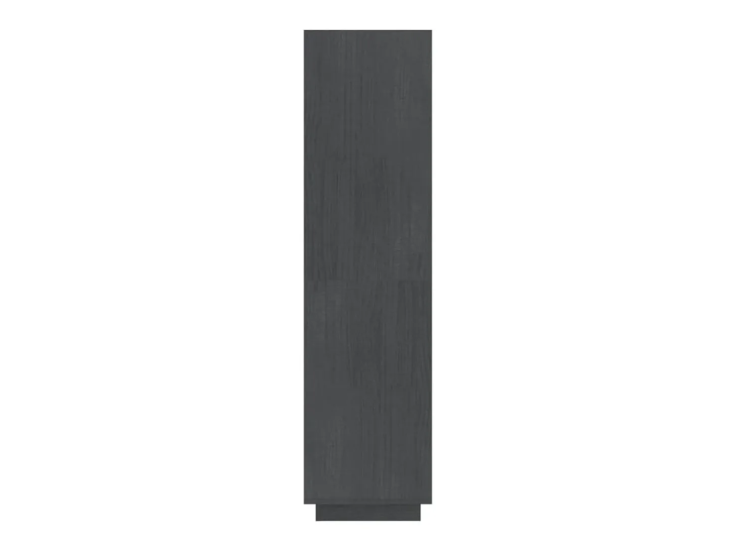 Estantería/divisor de espacios madera de pino gris 60x35x135 cm