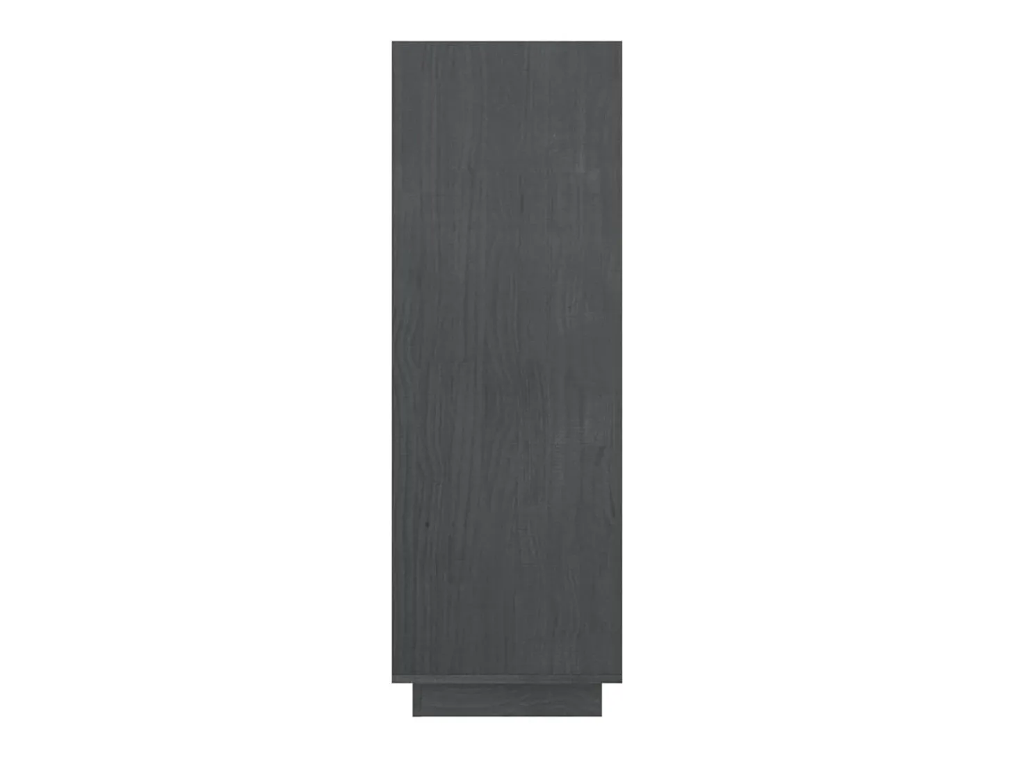 Estantería/divisor de espacios madera de pino gris 80x35x103 cm