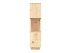 Estantería/divisor de espacios madera maciza pino 80x25x101 cm