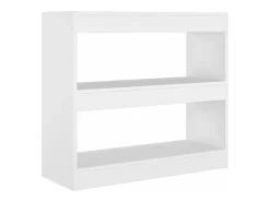 Estantería/divisor de espacios blanco 80x30x72 cm