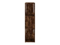 Estantería/divisor de espacios roble ahumado 100x24x94 cm