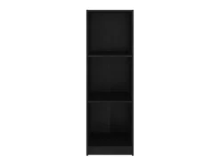Estantería/divisor de espacios madera pino negro 36x33x110 cm
