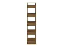 Estantería/divisor de espacios madera marrón miel 41x35x160 cm