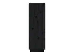 Estantería/divisor de espacios madera pino negro 60x35x103 cm