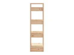 Estantería/divisor de espacios madera maciza pino 41x35x125 cm