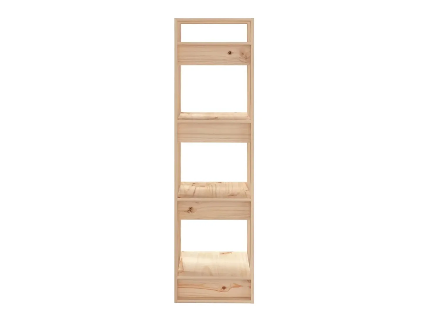 Estantería/divisor de espacios madera maciza pino 41x35x125 cm
